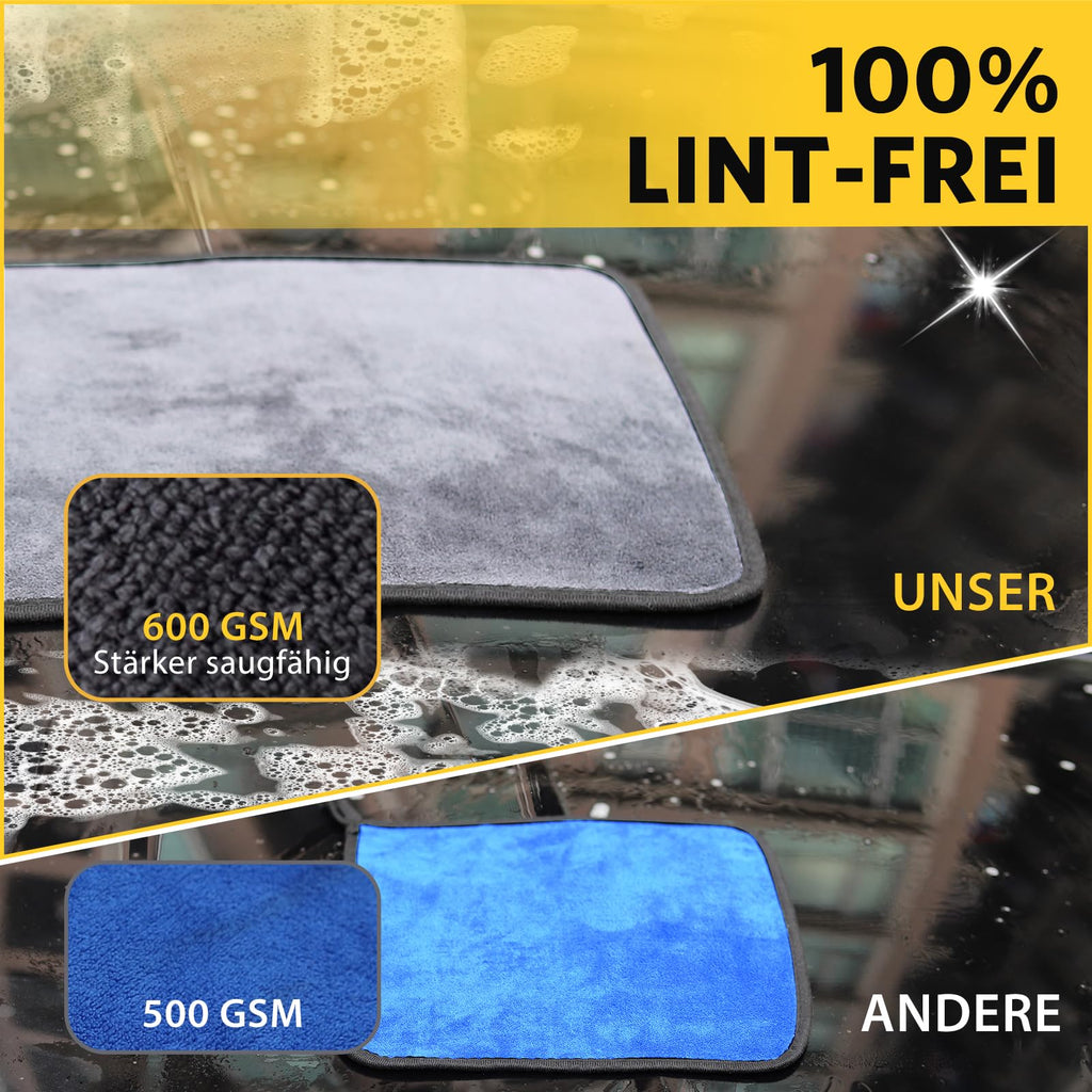 Mikrofasertuch-Set fürs Auto (6er)