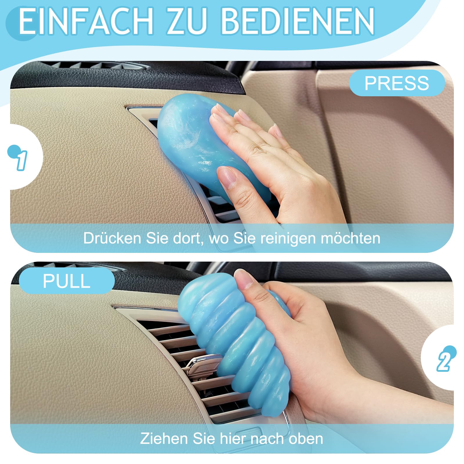 Reinigungsgel für Ritzen & Lüftung